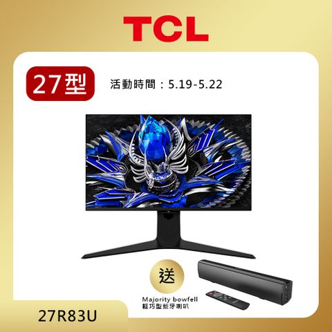 TCL 27R83U QD-Mini LED 電競顯示器