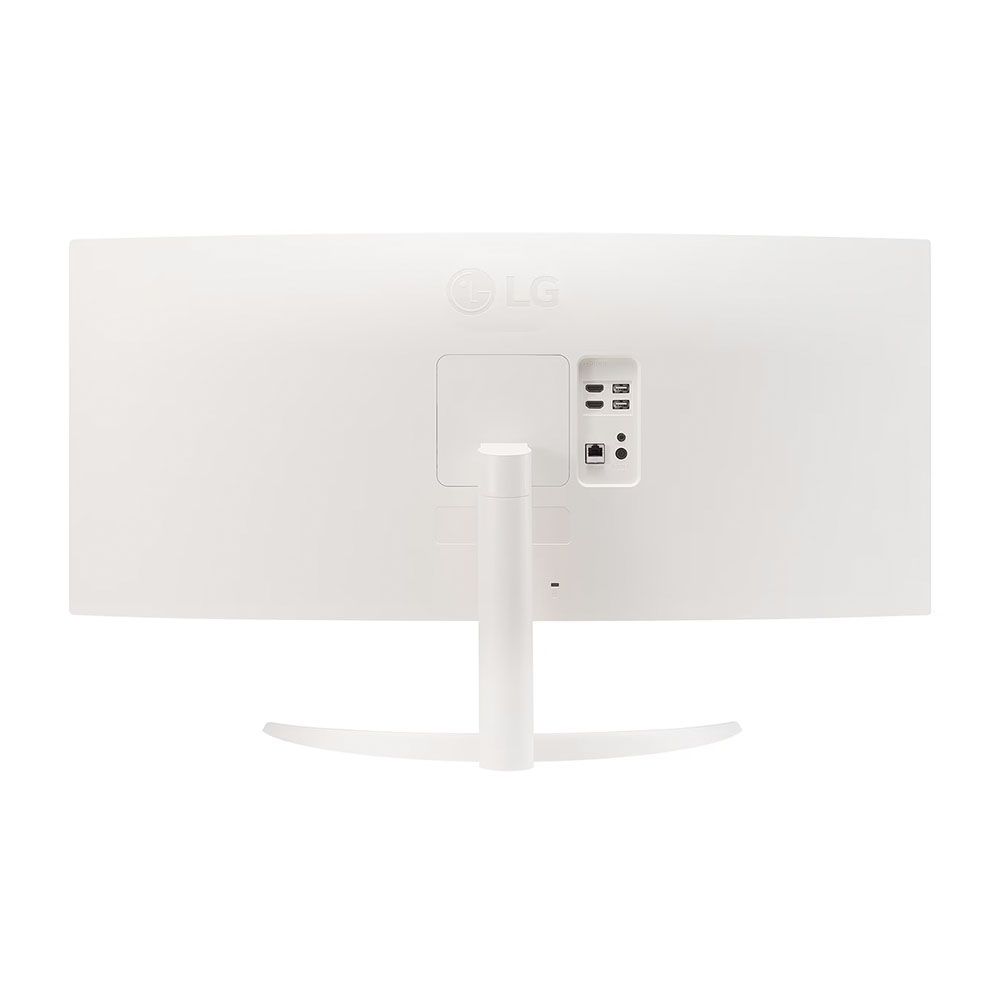 LG 樂金 34SR60QC-W 曲面智慧聯網螢幕+白色移動支架組合(34型/3440x1440/HDMI/USB/喇叭/VA)