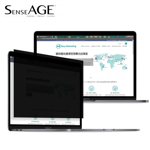 SenseAGE 士覺 熱銷尺寸推薦款 14吋 (16:9) 抗藍光高清晰防窺片 (SAG-AF140)