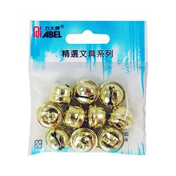 ABEL 力大牌 20mm金色鈴鐺(6分)-10入