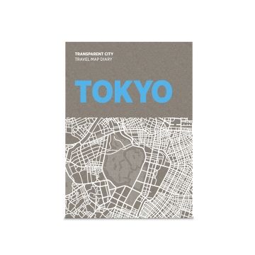 ★畫寫黏貼可以無限重來★Palomar/描一描城市透明地圖 東京