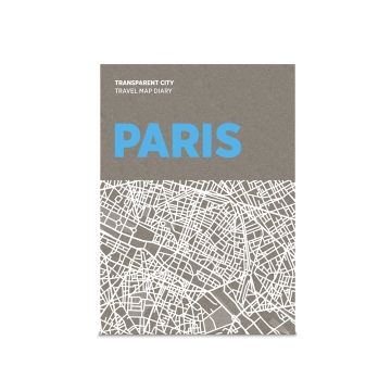 ★畫寫黏貼可以無限重來★Palomar描一描城市透明地圖 巴黎