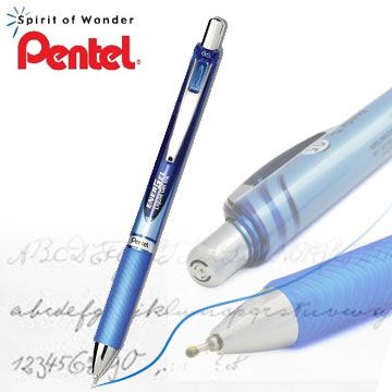 Pentel 飛龍 日本  0.5mm自動極速鋼珠筆-12支(藍/BLN-75)