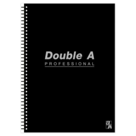 Double A A5線圈筆記本(辦公室系列-黑 50頁)(12175)