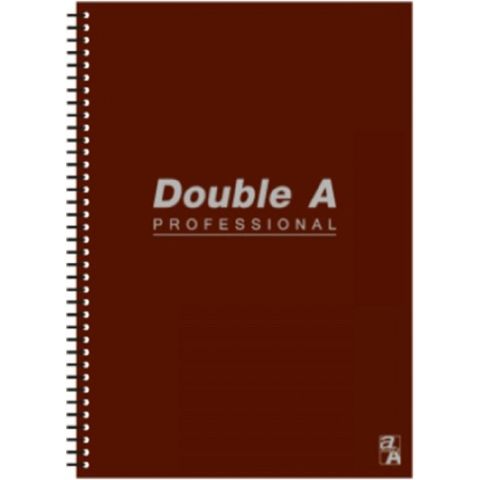 Double A A5線圈筆記本(辦公室系列-咖50/頁)(12176)