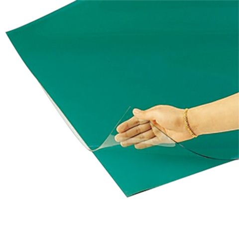 舒美單層桌墊/綠透明/長2×寬3尺/片