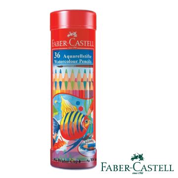 ★最用心的成長文具★Faber-Castell 紅色系 水性色鉛筆36色(精緻棒棒筒)