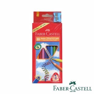 Faber-Castell 輝柏 紅色系 大三角彩色鉛筆3.8mm 10色