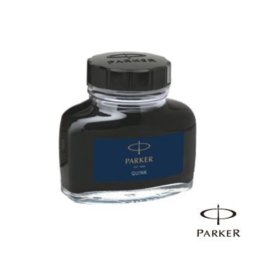 ★速乾墨 延長鋼筆壽命PARKER Bottled lnk 瓶裝墨水57ml 藍黑