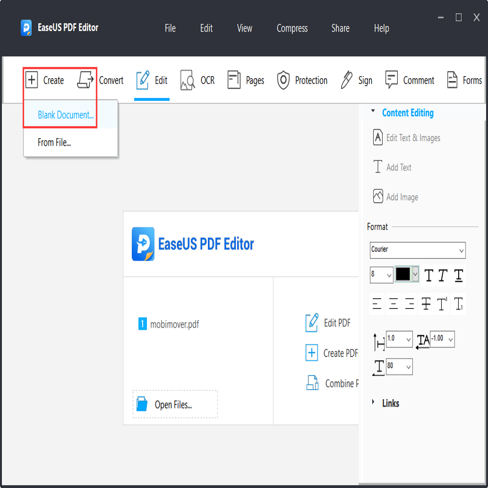 EaseUS  PDF編輯 & PDF Editor編輯轉檔PDF 檔案瀏覽多功能PDF編輯軟體專門編輯和轉換PDF檔