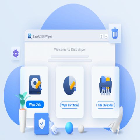 EaseUS BitWiper  永久刪除電腦資料(1台電腦3個硬碟)--1個月版