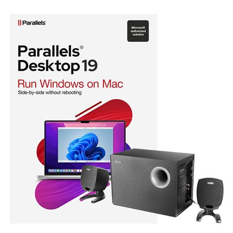 Parallels Desktop 19 for Mac+ Edifier R201TIII 喇叭(黑色)