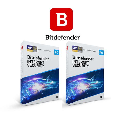 優惠加送全聯禮卷!Bitdefender Internet Security必特防毒網路資安 1設備 18個月兩入組 共三年訂閱期