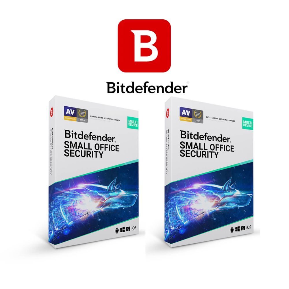 Bitdefender 必特防毒資安  贈送全聯禮卷 Small Office 必特防毒小型微型企業資安方案 20設備18個月兩入組 共三年訂閱期