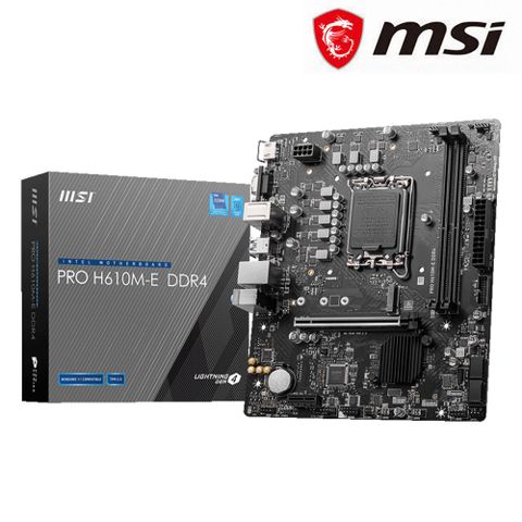 MSI 微星 PRO H610M-E DDR4 主機板