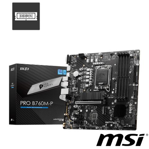 MSI 微星 PRO B760M-P 主機板