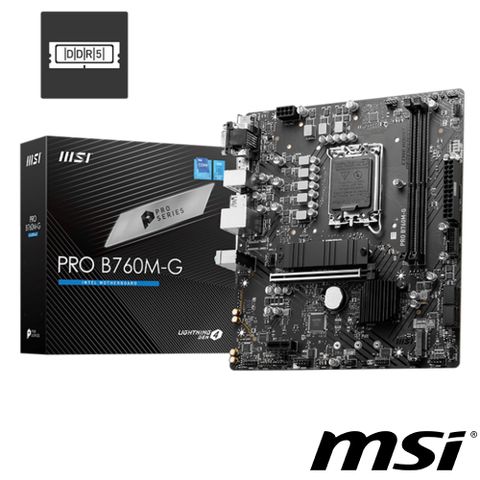 MSI 微星 PRO B760M-G 主機板