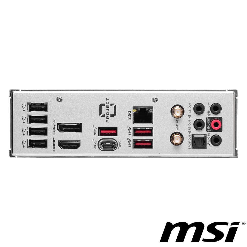 MSI 微星  B760M PROJECT ZERO 主機板