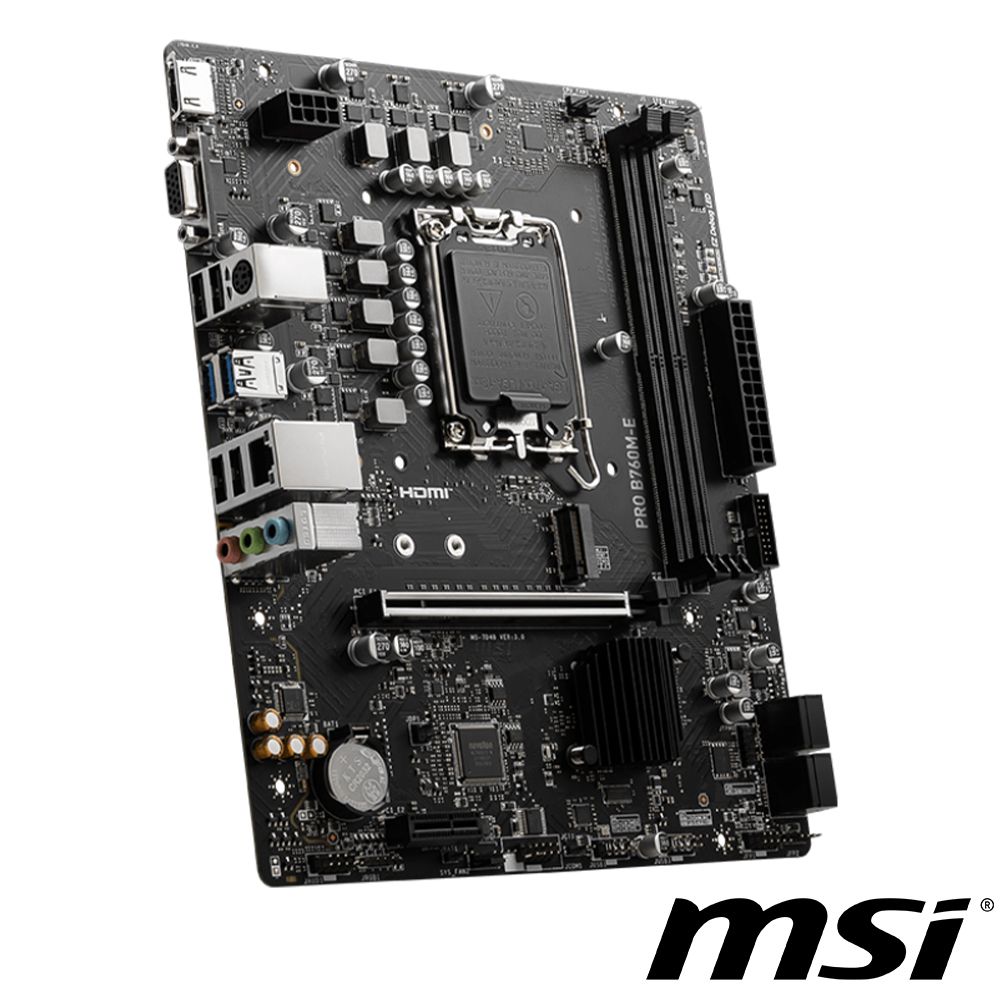 MSI 微星  PRO B760M-E 主機板