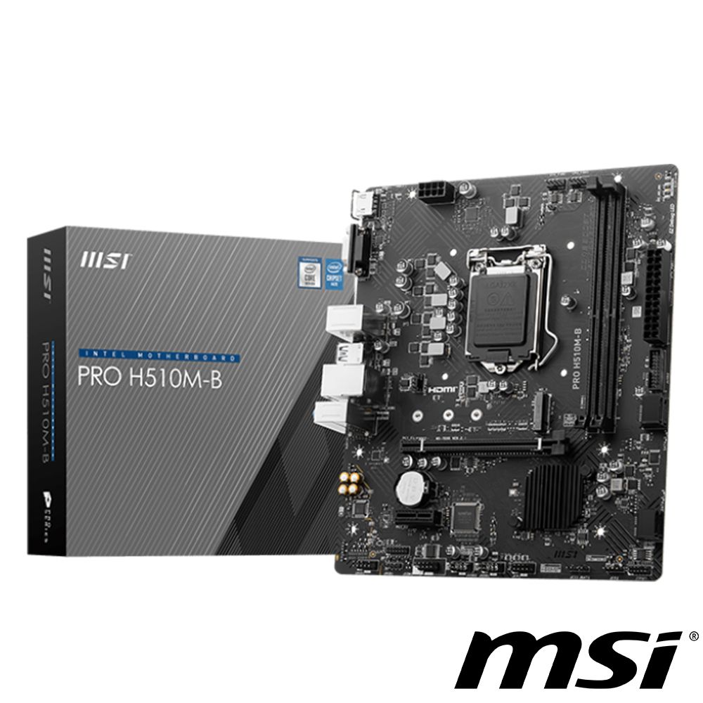 MSI 微星  PRO H510M-B 主機板