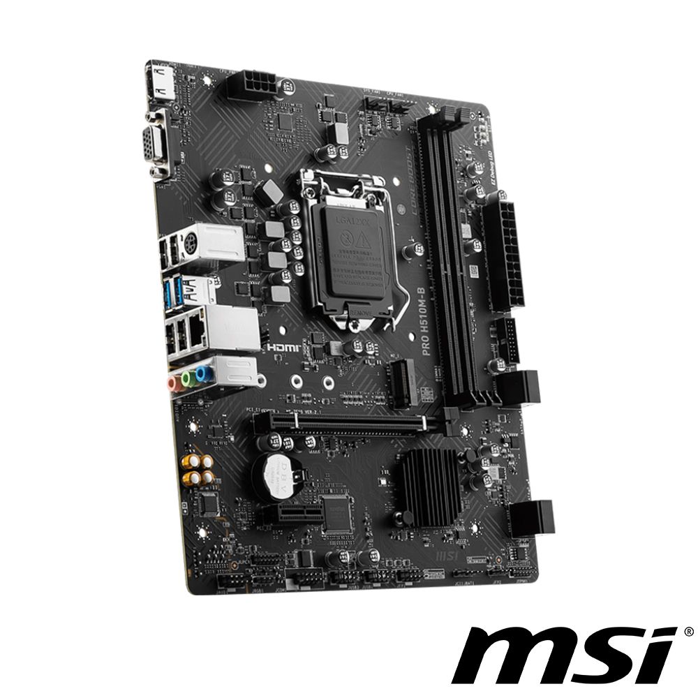 MSI 微星  PRO H510M-B 主機板