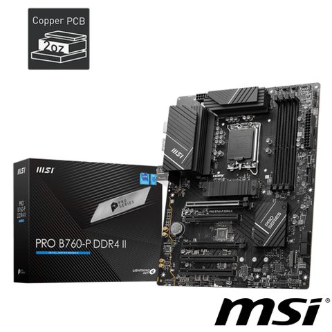 MSI 微星 PRO B760-P DDR4 II 主機板