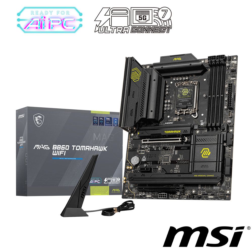 MSI 微星  MAG B860 TOMAHAWK WIFI 主機板