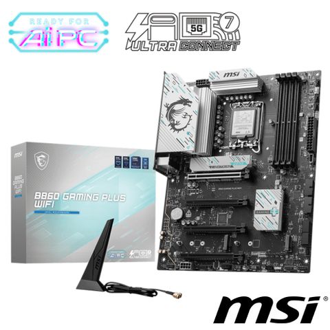 MSI 微星 B860M GAMING PLUS WIFI 主機板