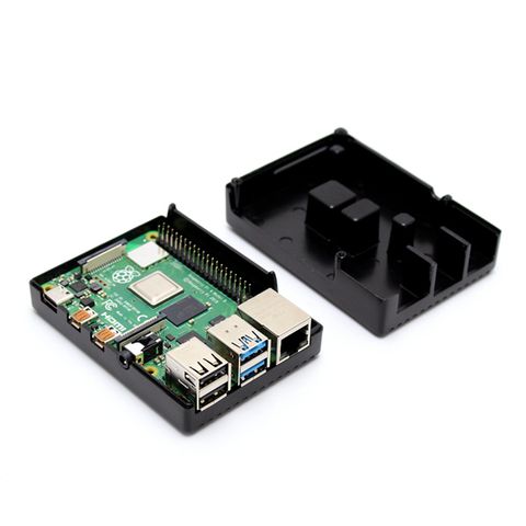 Raspberry Pi 樹莓派 第4代  4 Model B 樹梅派專用散熱片鋁合金金屬外殼 保護殼