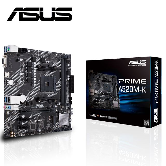 ASUS 華碩  PRIME-A520M-K 主機板