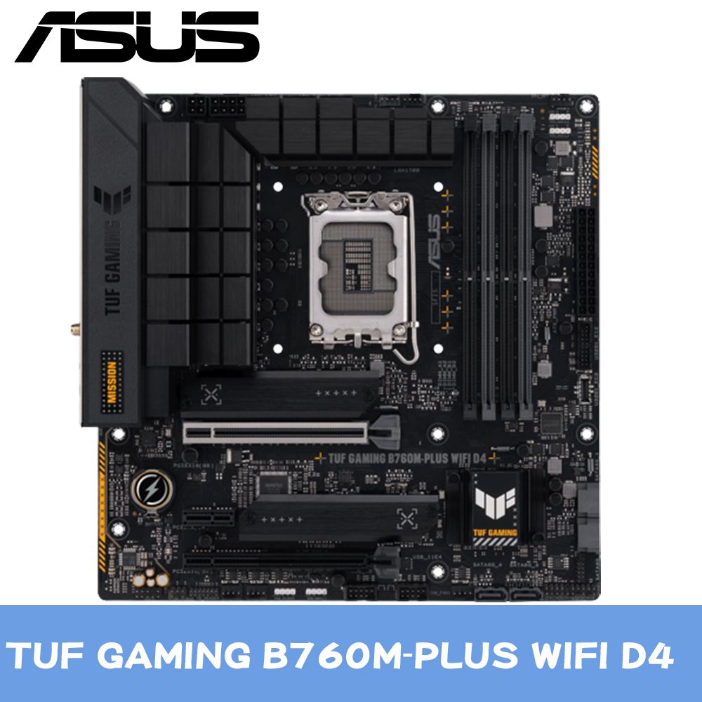 ASUS 華碩  TUF GAMING B760M-PLUS WIFI D4 主機板