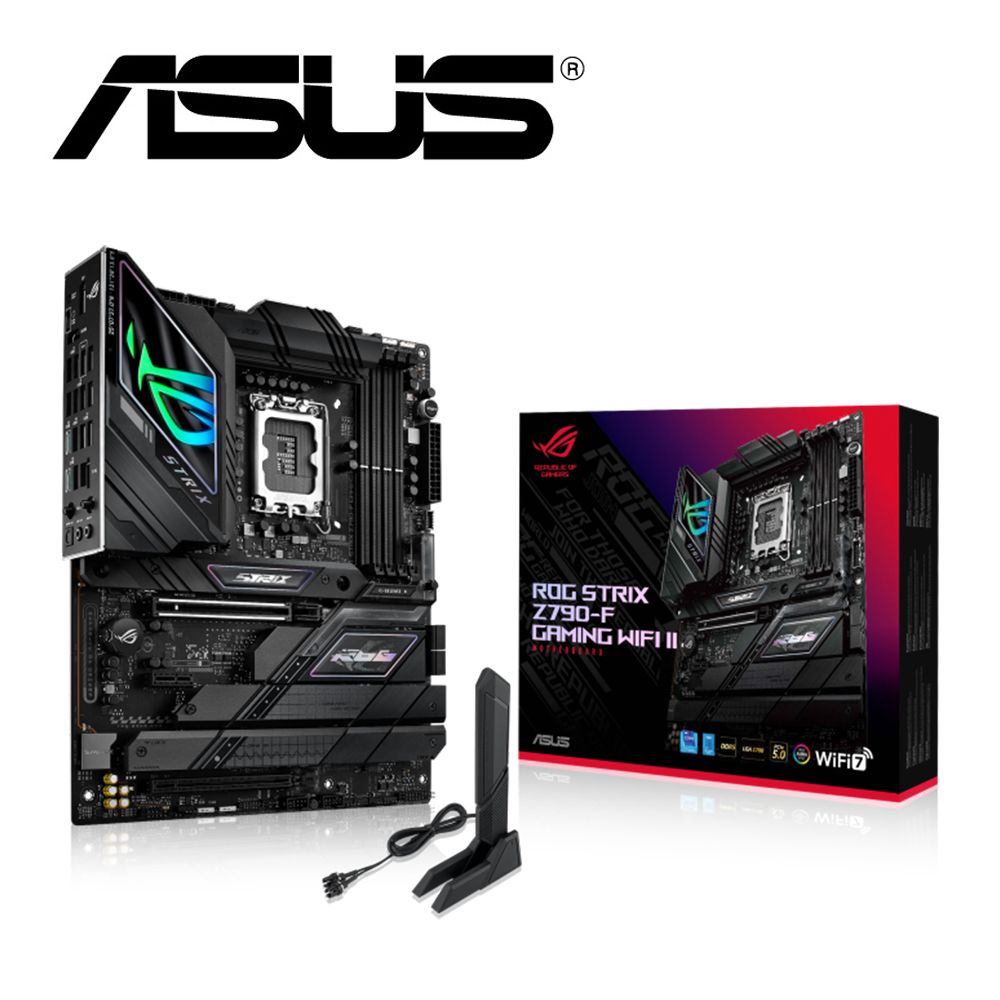 ASUS 華碩  ROG STRIX Z790-F GAMING WIFI II 主機板+Intel Core i7-14700K 中央處理器(M+C組合包)