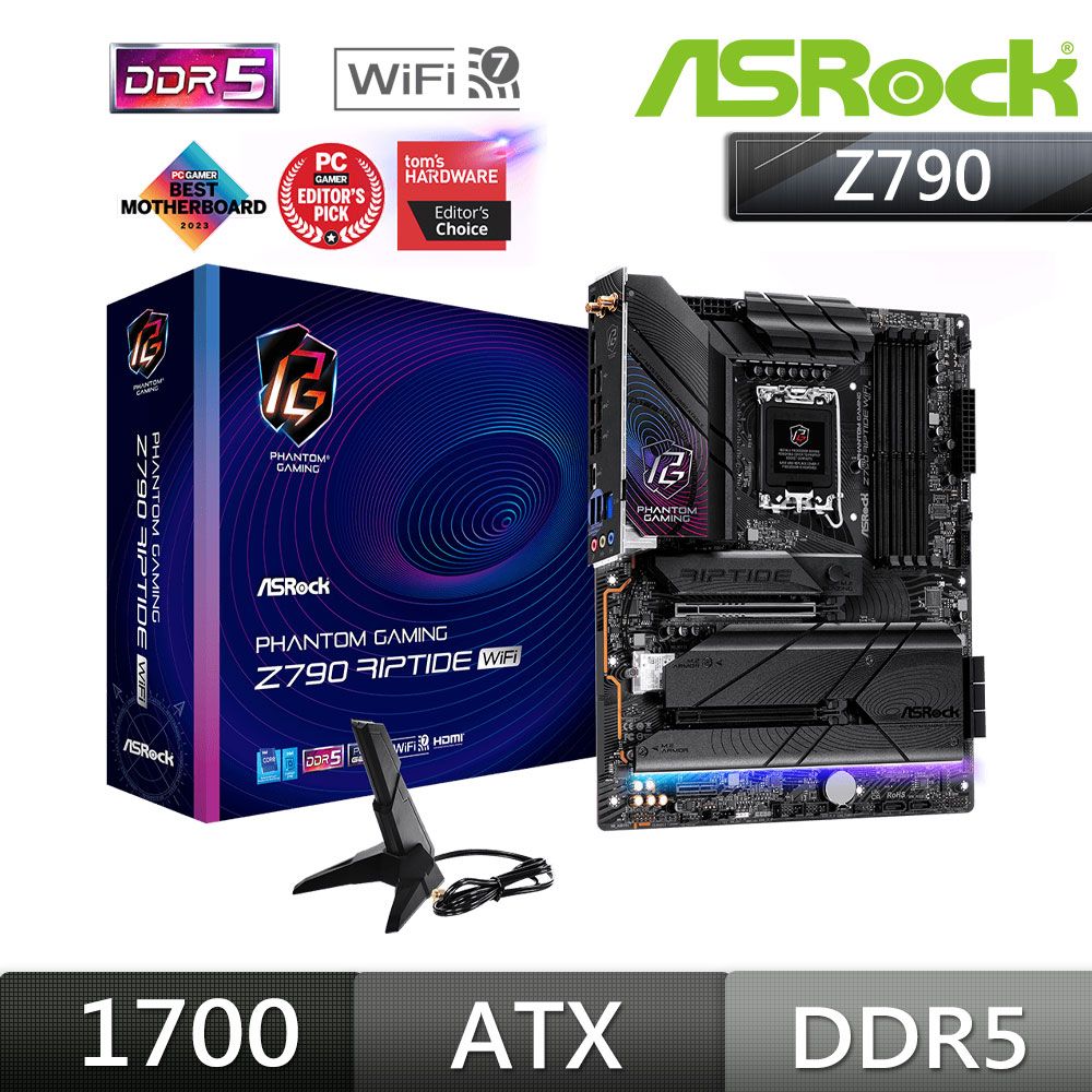 ASRock 華擎   Z790 Riptide WiFi ATX INTEL 主機板