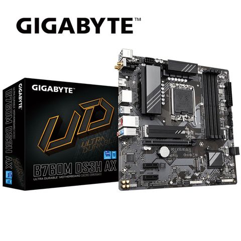 GIGABYTE 技嘉 B760M DS3H AX 主機板