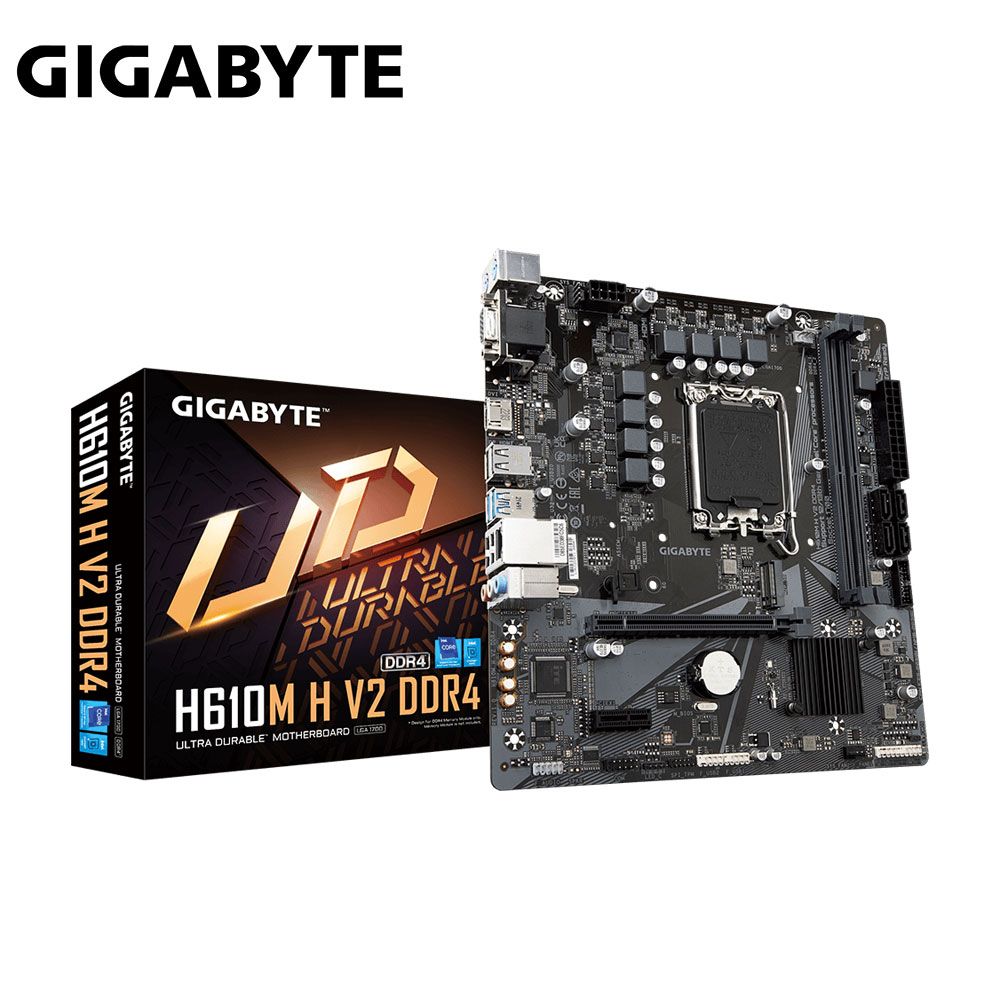 GIGABYTE 技嘉  H610M H V2 DDR4 Intel 主機板