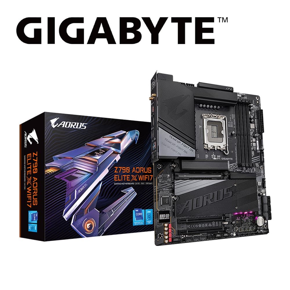 GIGABYTE 技嘉  Z790 AORUS ELITE X WIFI7 主機板+Intel Core i9-14900KS 處理器