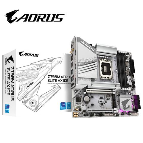 技嘉 Z790M AORUS ELITE AX ICE 主機板