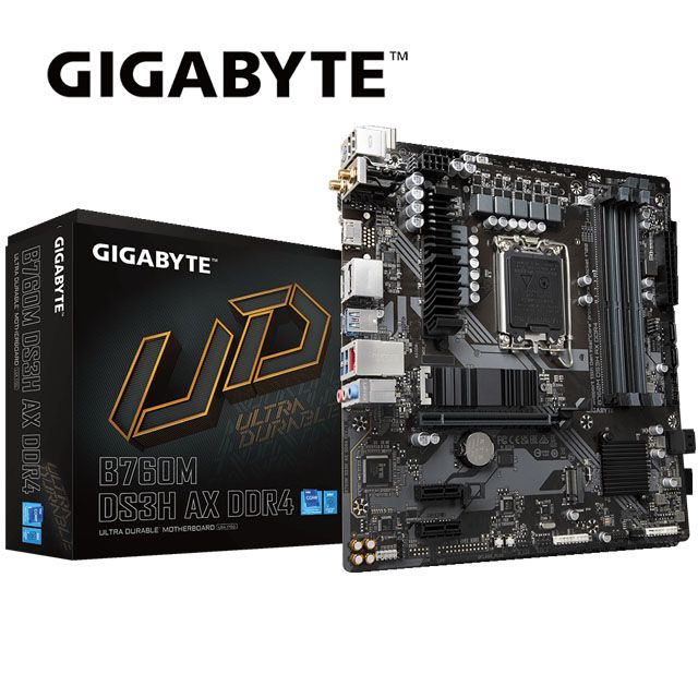 GIGABYTE 技嘉  B760M DS3H AX DDR4 主機板