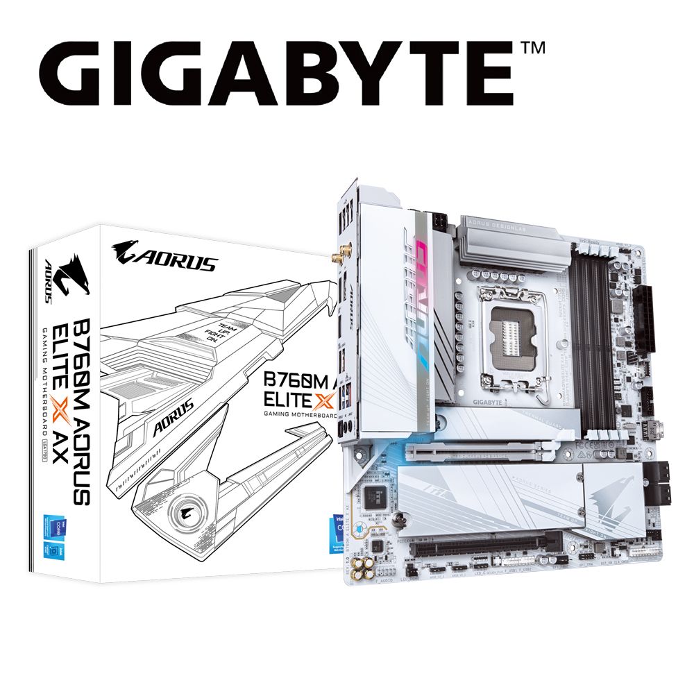 GIGABYTE 技嘉  B760M AORUS ELITE X AX 主機板