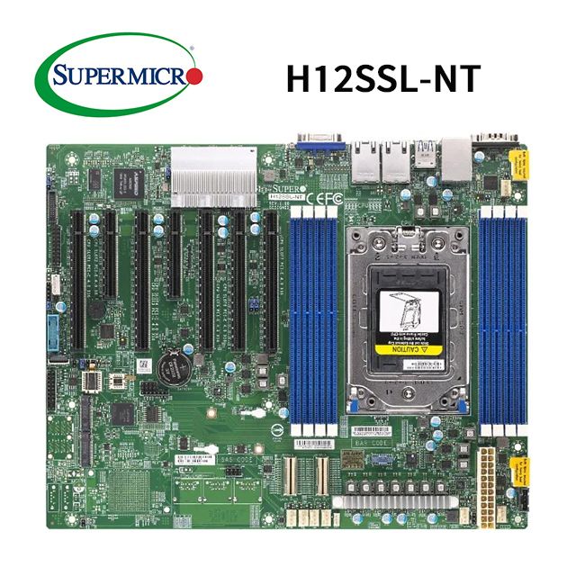 Supermicro 超微 H12SSL-NT伺服器主機板