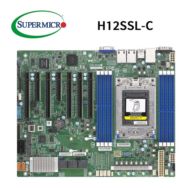 Supermicro 超微 H12SSL-C伺服器主機板