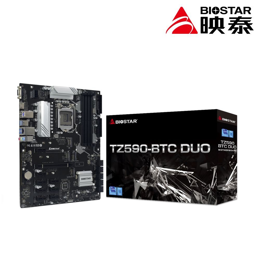 BIOSTAR 映泰  TZ590 BTC DUO 主機板