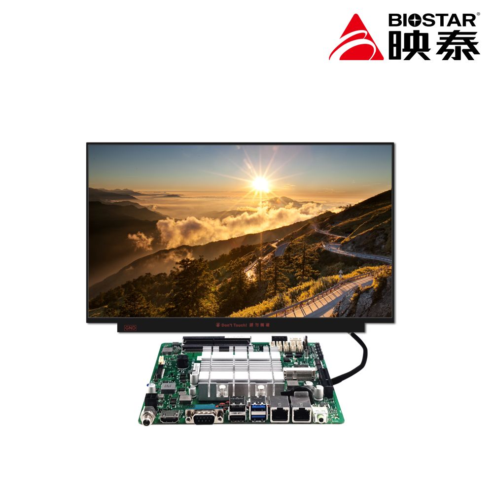 BIOSTAR 映泰  BIELK-IHT J6412 主機板+AUO 15.6吋-(G156HAN03.0) LCD 液晶面板組合包