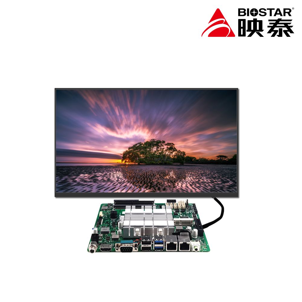 BIOSTAR 映泰  BIELK-IHT J6412 主機板+AUO 15.6吋-(G156HAN05.0) LCD 液晶面板組合包