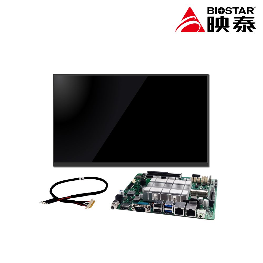 BIOSTAR 映泰  BIELK-IHT J6412 主機板+AUO 15.6吋-(G156HAN05.0) LCD 液晶面板組合包