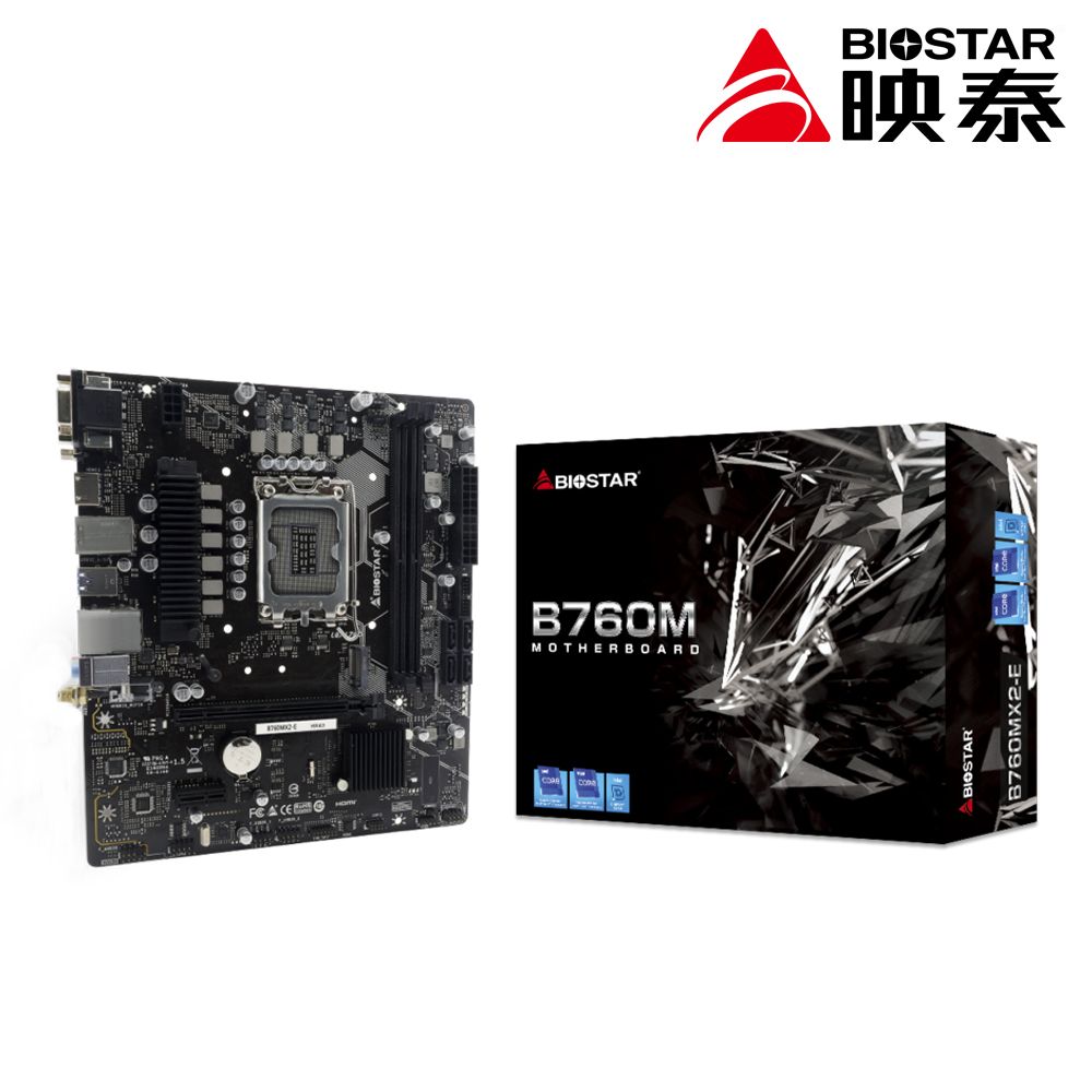 BIOSTAR 映泰  B760MX2-E 主機板