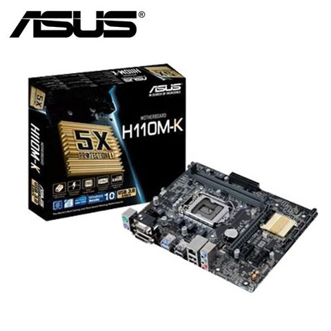 ASUS 華碩 H110M-K D4 主機板