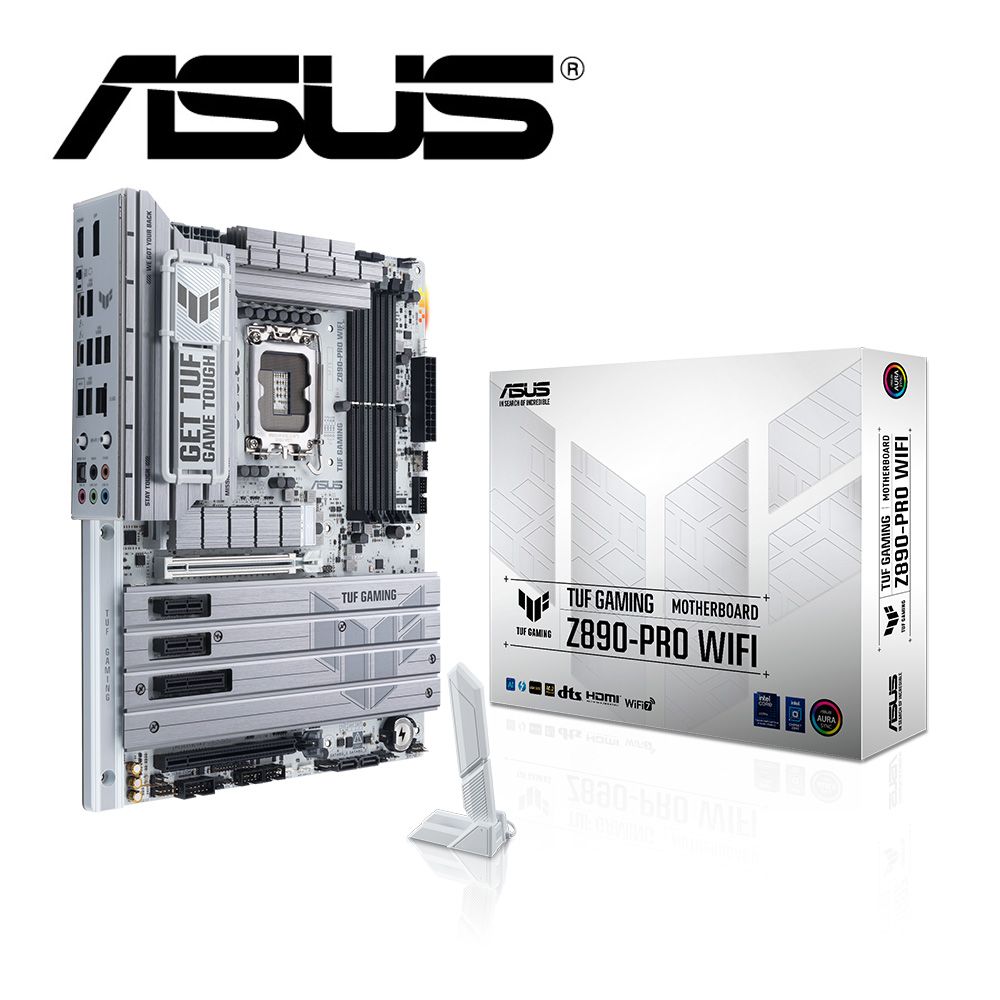 ASUS 華碩 TUF GAMING Z890-PRO WIFI DDR5 主機板+Intel Core Ultra 7 265K 20核 20緒