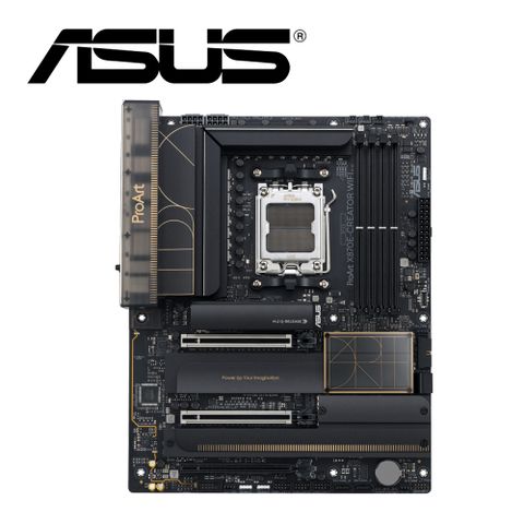 ASUS 華碩 PROART X870E-CREATOR WIFI 主機板+AMD R9 9900X代理盒裝 12核 24緒 中央處理器