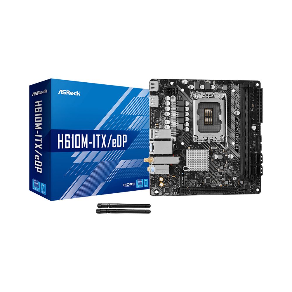 ASRock 華擎   &nbsp;H610M-ITX/eDP INTEL 主機板